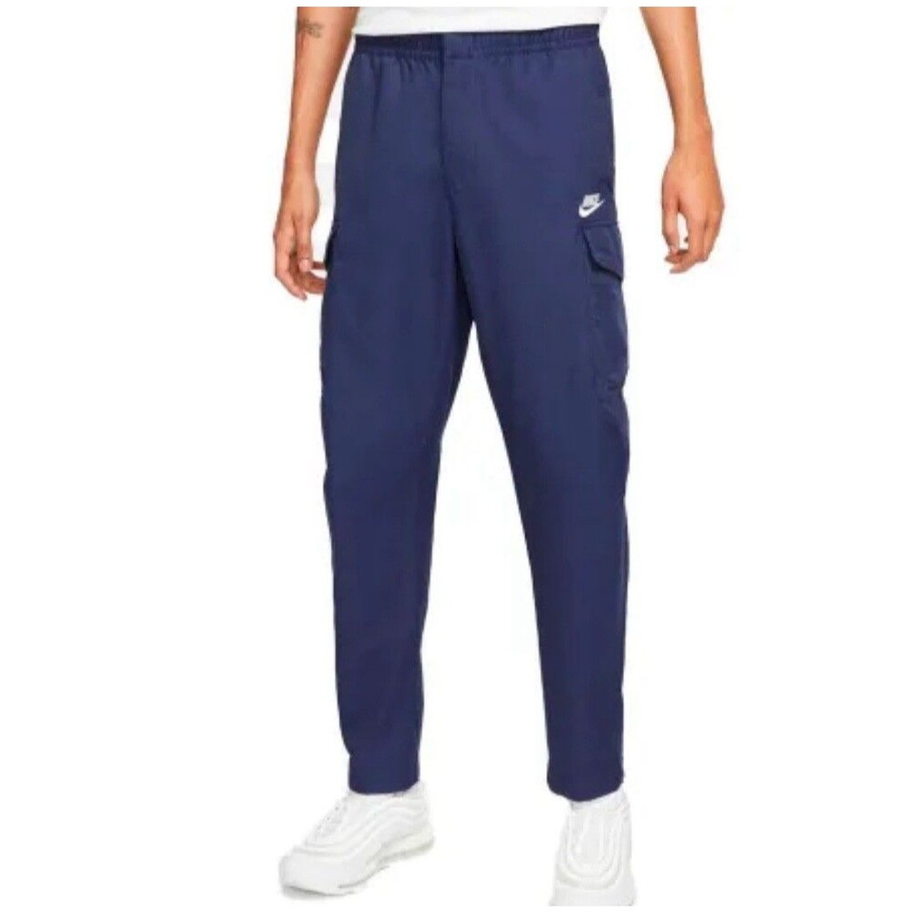 Nike Sportswear Unlined Men’s Size Small Utility Cargo Pants NSW Navy Woven